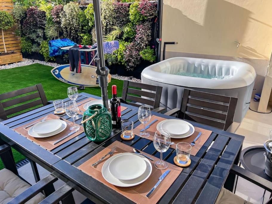 Relaxing Garden Los Cristianos Con Jacuzzi Y Barbacoa Арона Екстериор снимка
