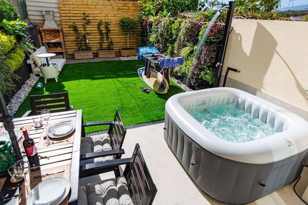 Relaxing Garden Los Cristianos Con Jacuzzi Y Barbacoa Арона Екстериор снимка